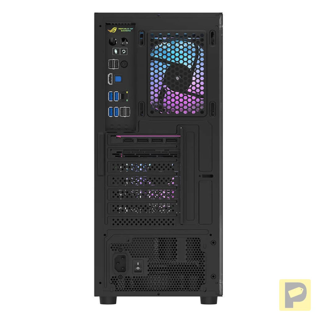 Darkflash A290 computer case (black) + 3 fans