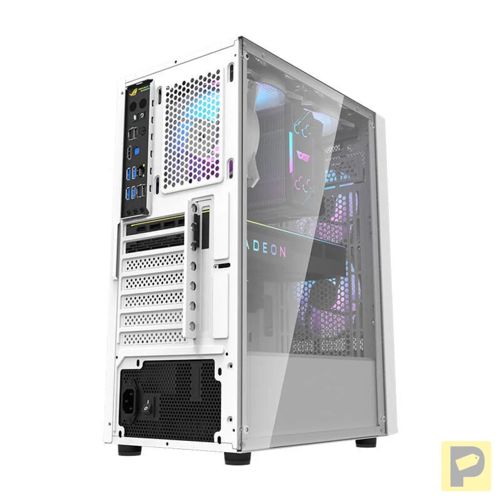 Darkflash A290 computer case (white) + 3 RGB fans