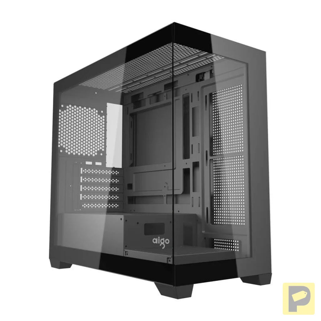 Darkflash C218M computer case + 6 ARGB fans (black)