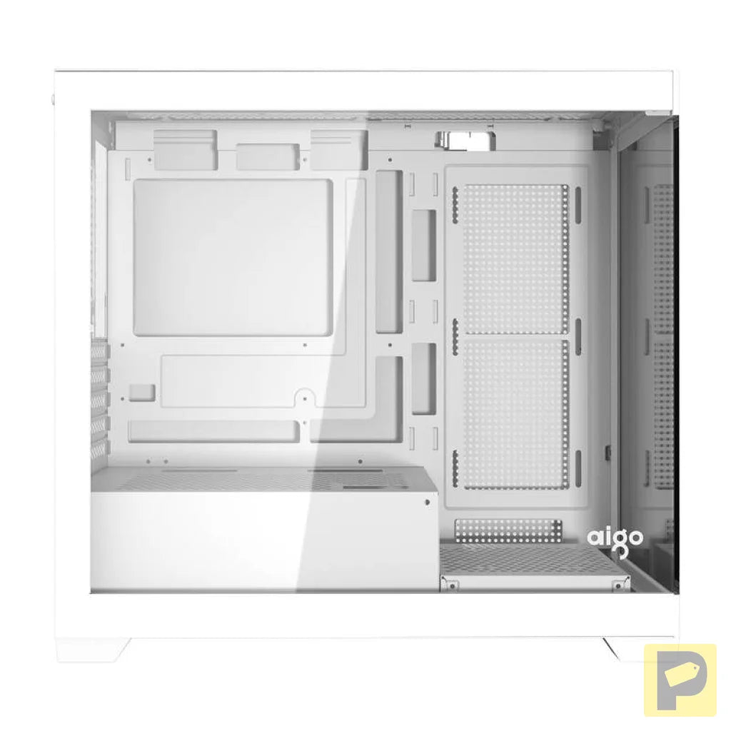 Darkflash C218M computer case + 6 ARGB fans (white)