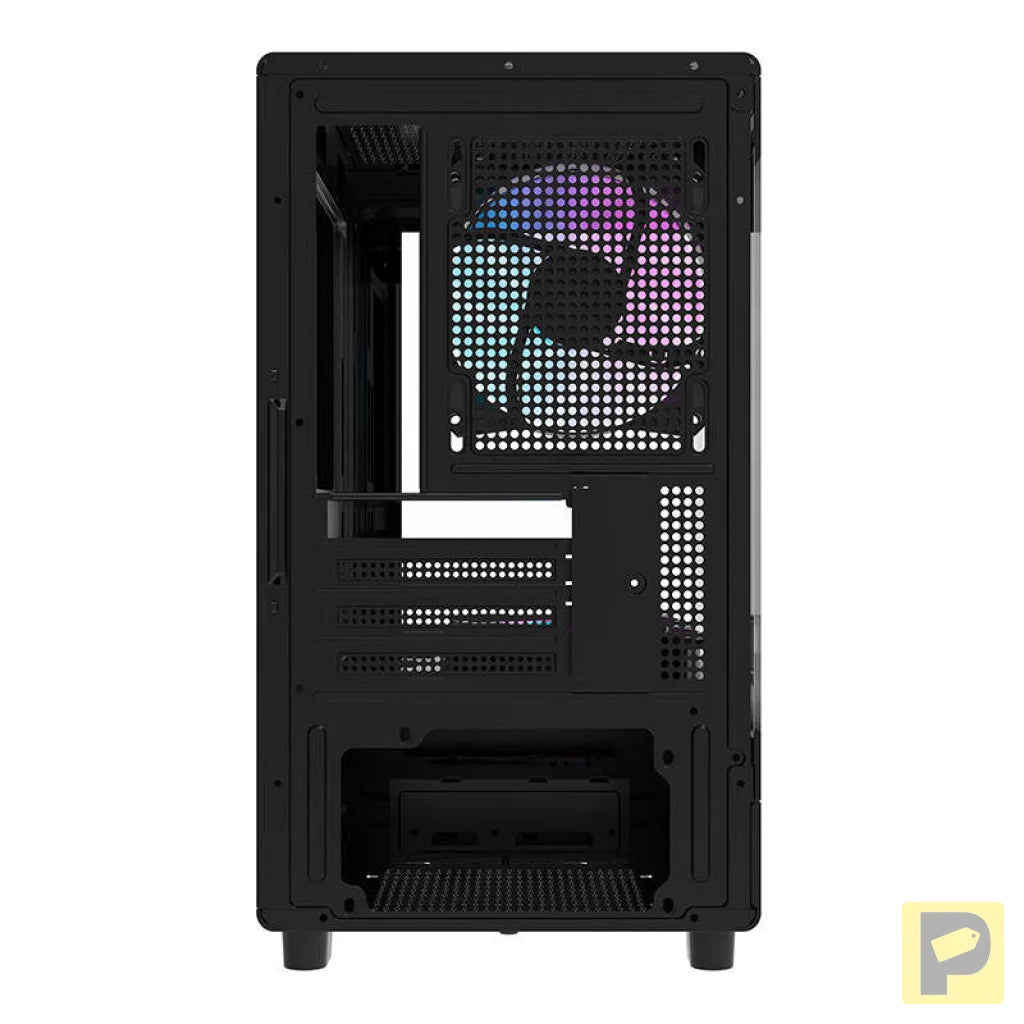 Darkflash DB330M computer case + 3 aRGB fans (black)
