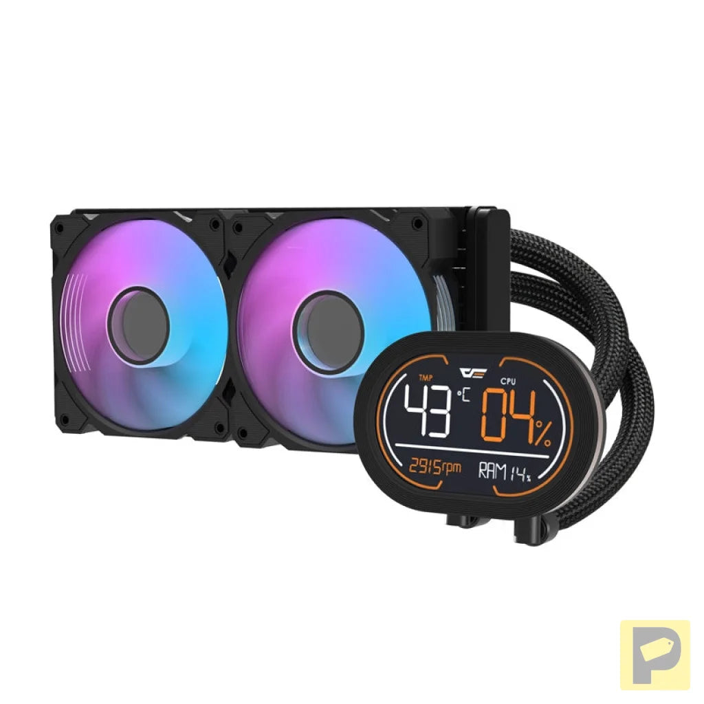 Darkflash DH240D CPU water cooler (black)