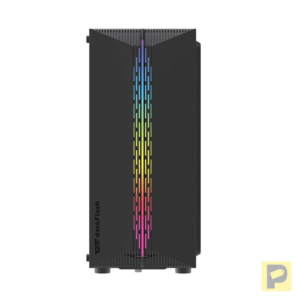 Darkflash DK151 LED computer case (black) + 3 RGB fans