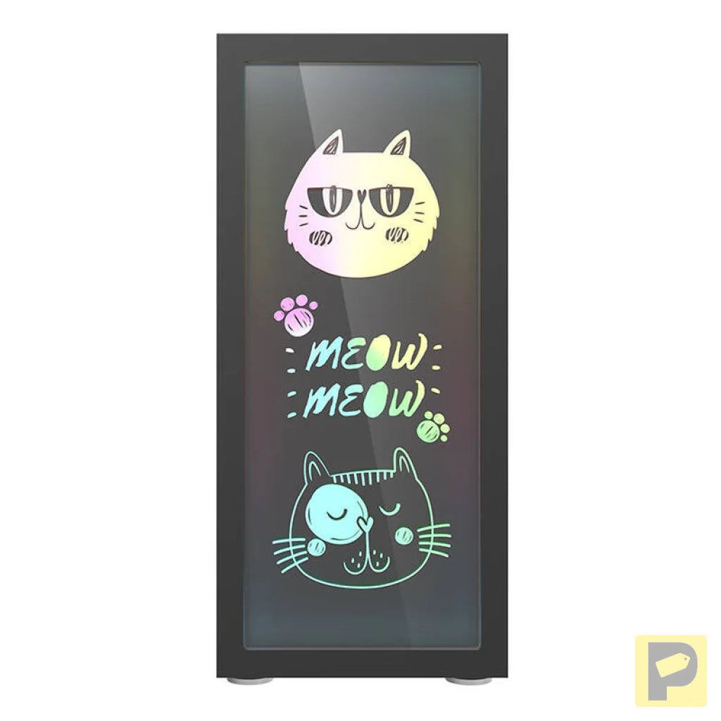 Darkflash DK210 Graffiti computer case (black)