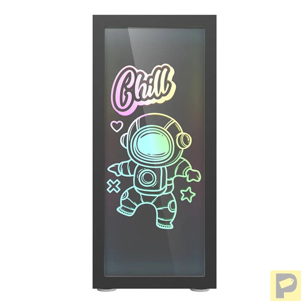 Darkflash DK210 Graffiti computer case (black)