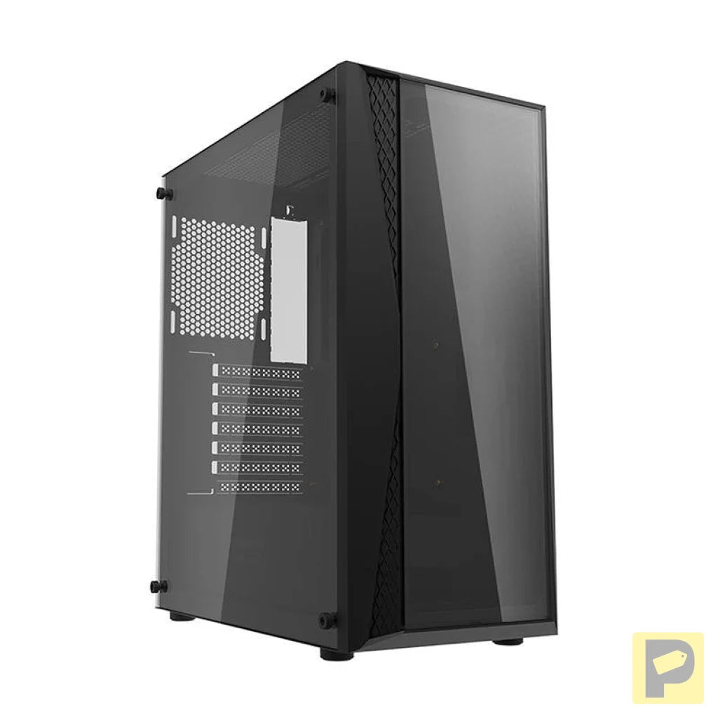 Darkflash DK352 Plus computer case (black) + 4 RGB fans