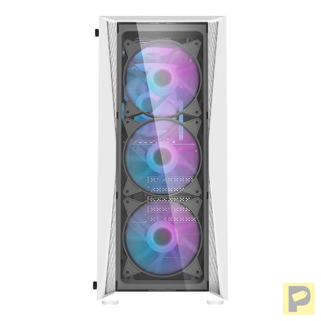 Darkflash DK352 Plus computer case (black and white) + 4 ARGB fans