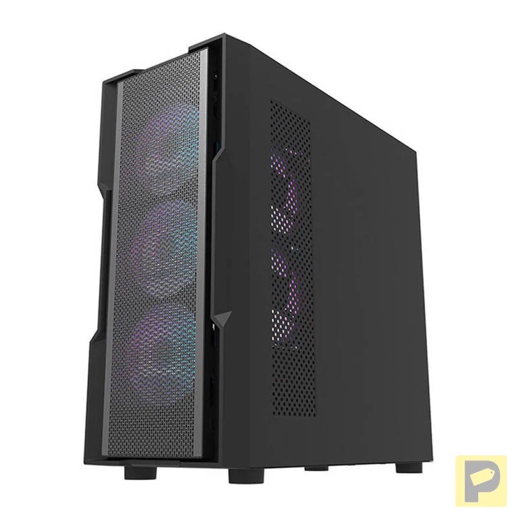 Darkflash DK431 Mesh computer case (black) + 4 ARGB fans
