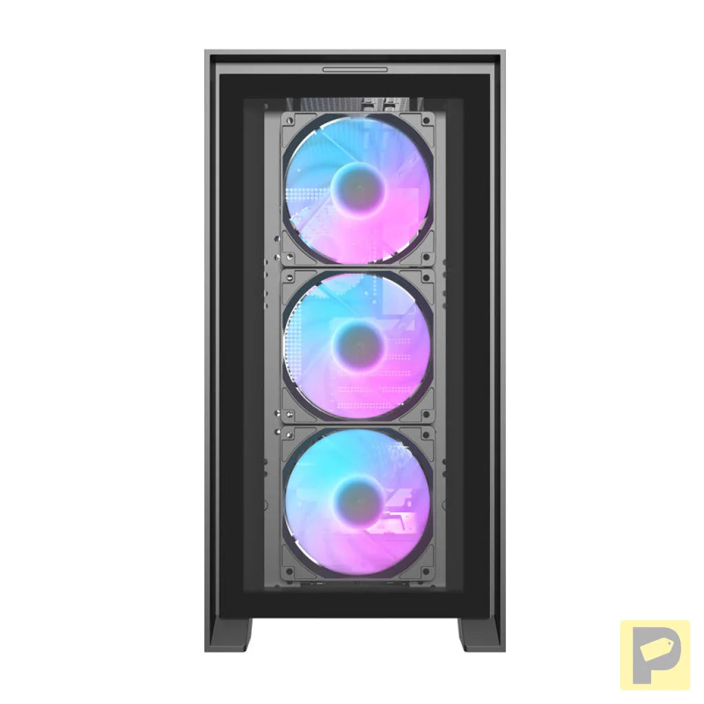 Darkflash DRX90 glass computer case (black)