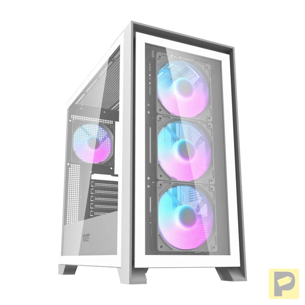 Darkflash DRX90 Glass computer case (white)
