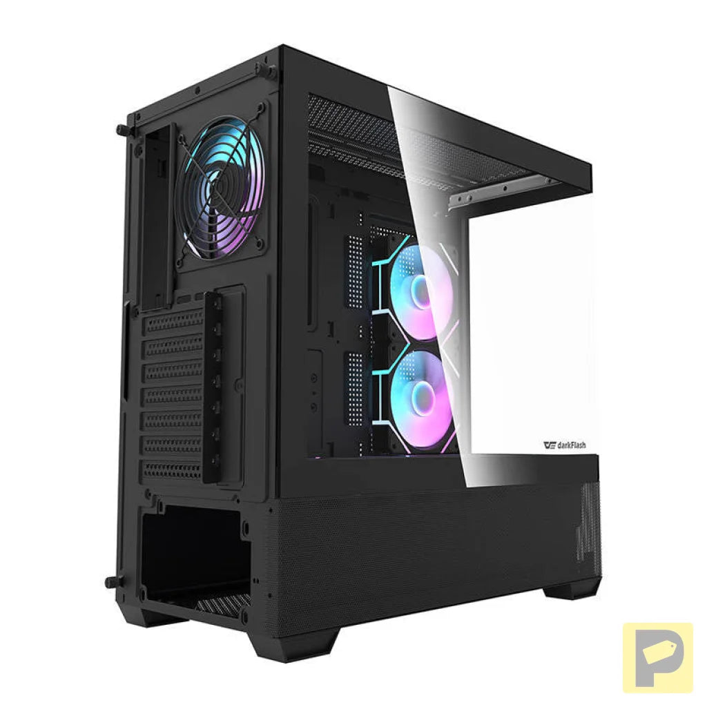 Darkflash DS900 AIR computer case (black) + 6 ARGB fans