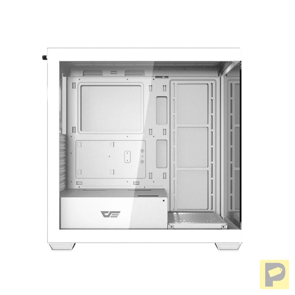 Darkflash DS900W computer case without fans (White)