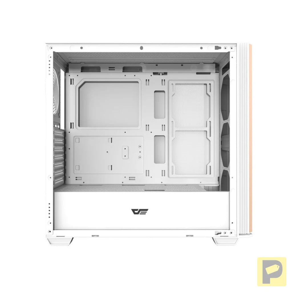Darkflash DS900WS ATX computer case without fans (White)