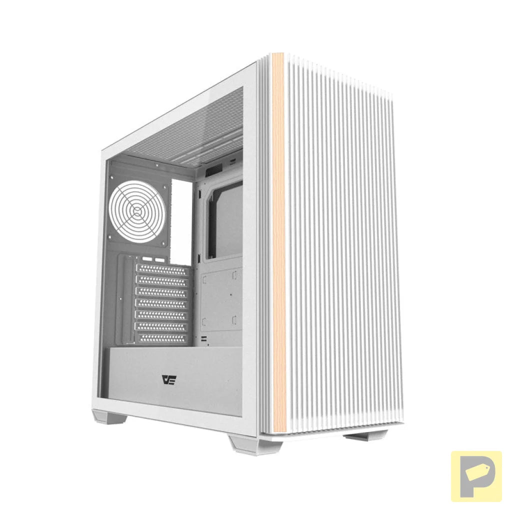 Darkflash DS900WS ATX computer case without fans (White)