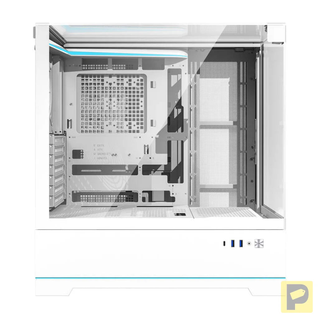 Darkflash DY450 computer case without fans (white)