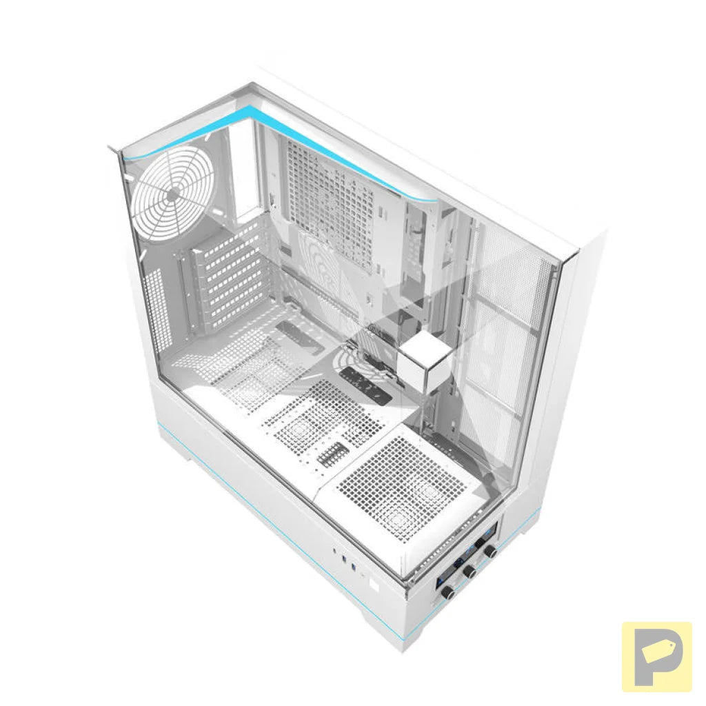 Darkflash DY450 computer case without fans (white)