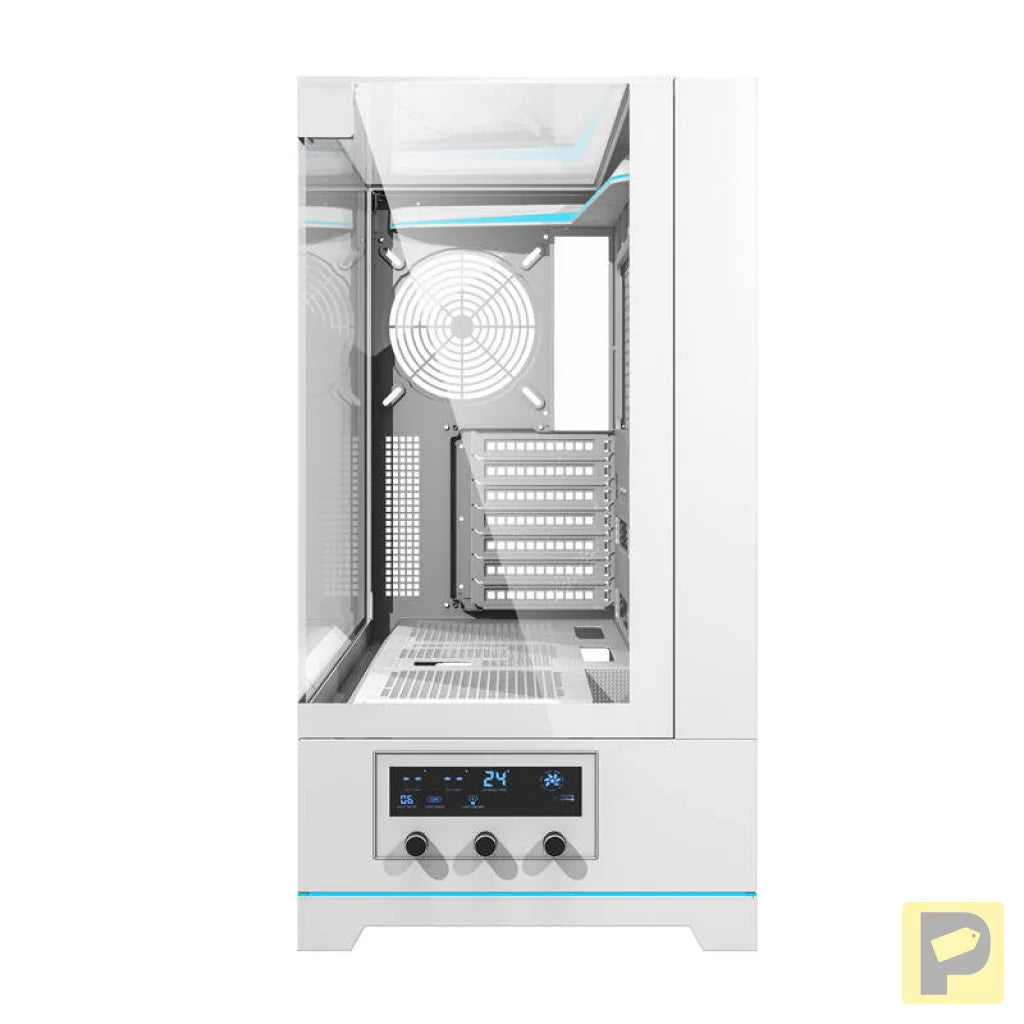 Darkflash DY450 computer case without fans (white)