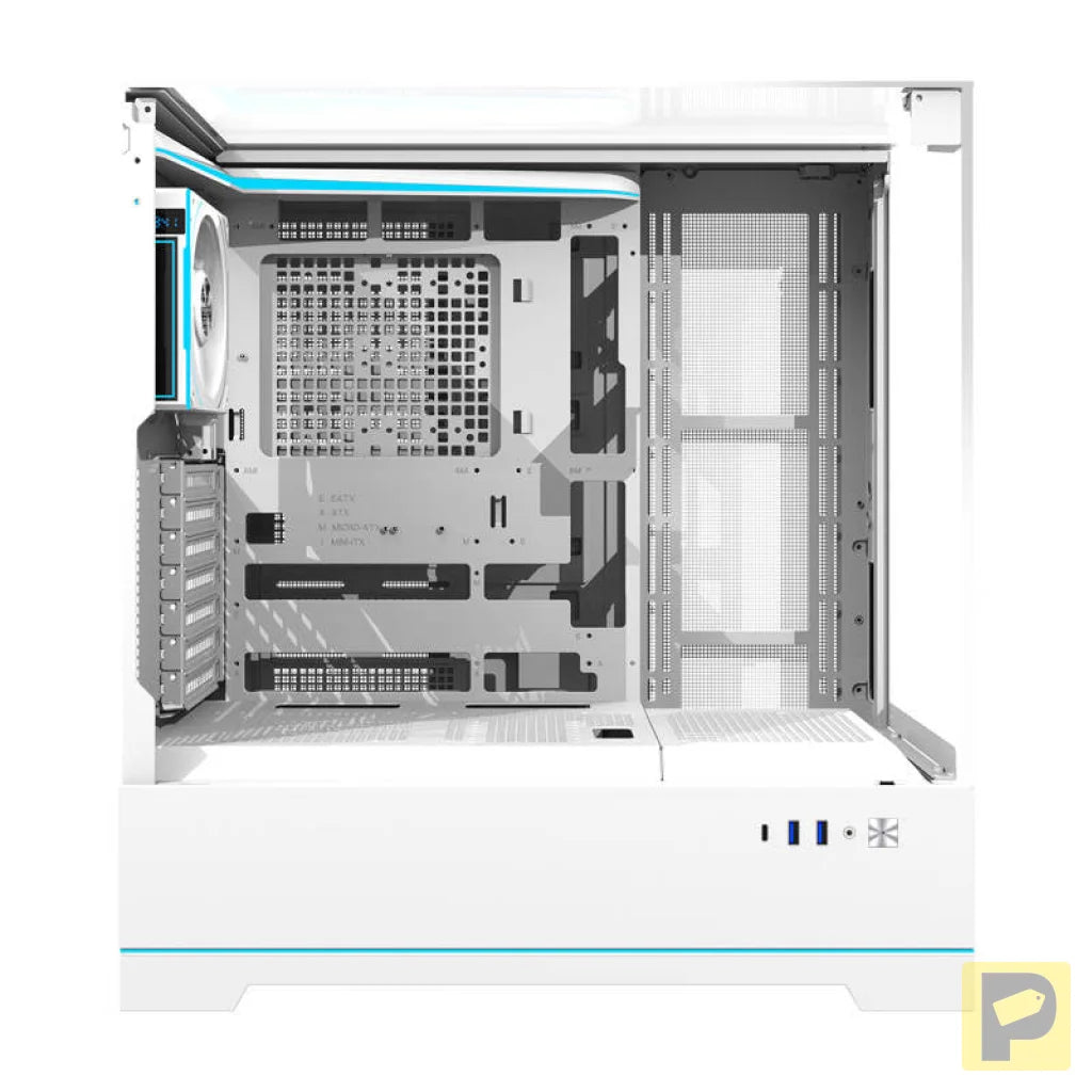 Darkflash DY450 PRO computer case (white) + 1 fan