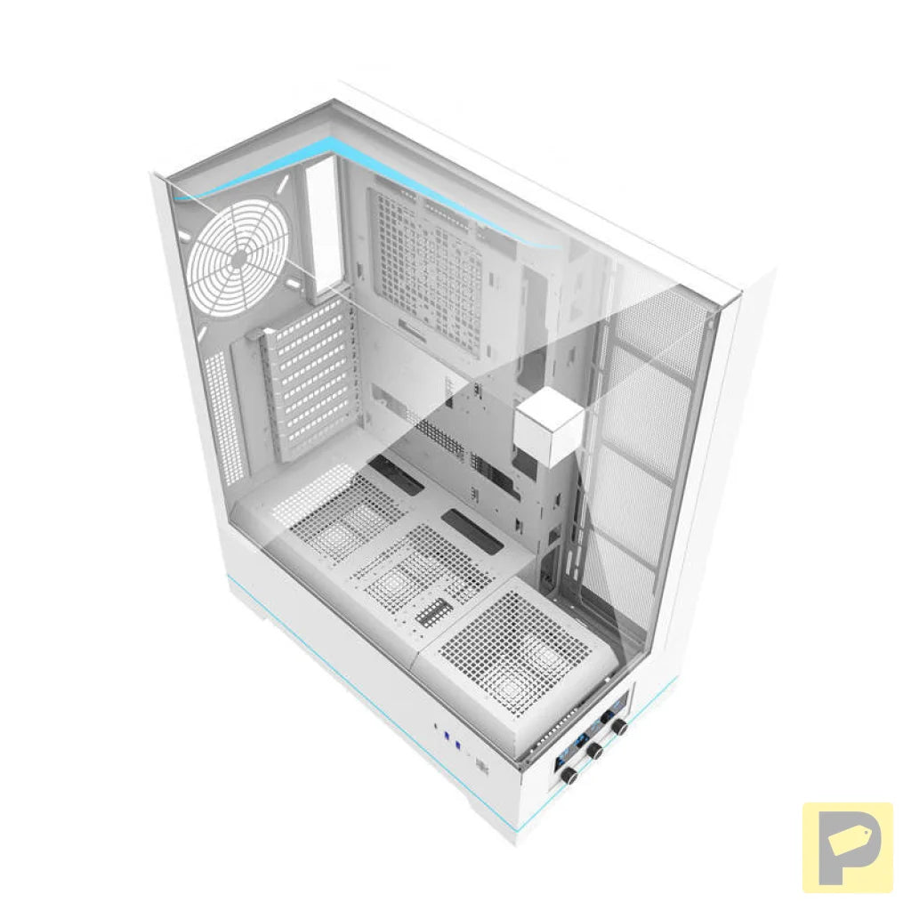 Darkflash DY450L computer case without fans (white)