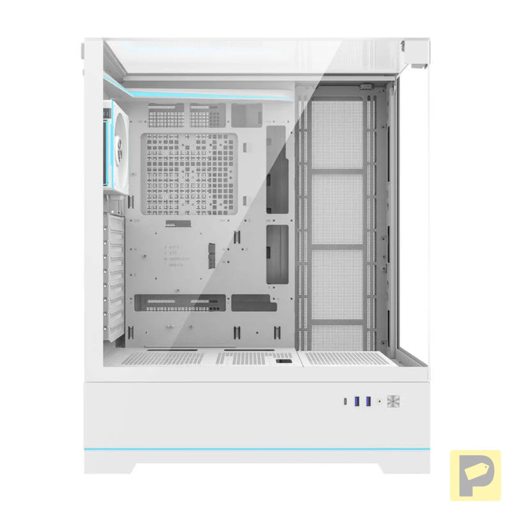 Darkflash DY450L PRO computer case (white) + 1 fan