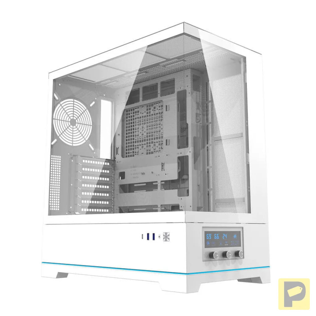 Darkflash DY451 computer case without fans (white)