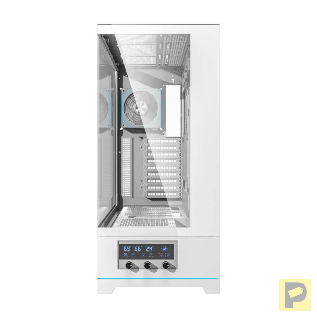 Darkflash DY451L PRO computer case (white) + 1 fan