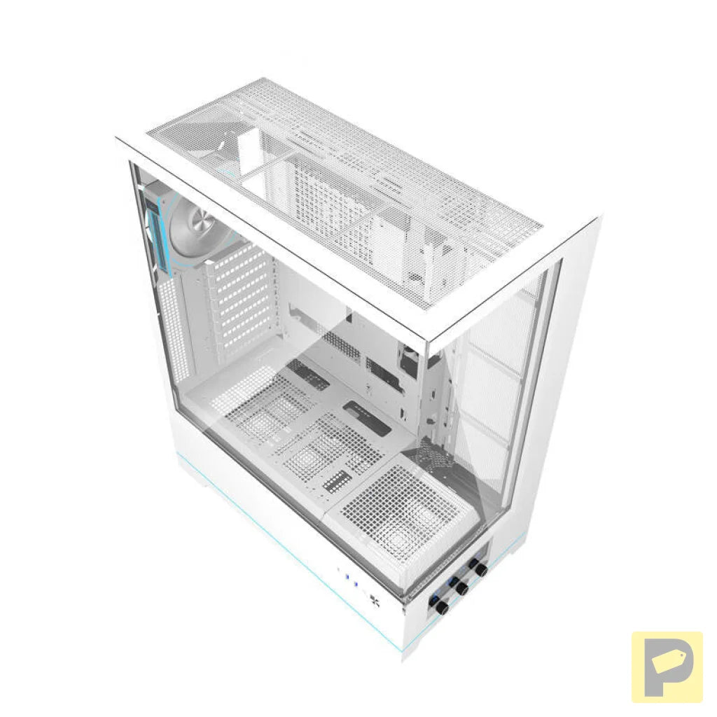 Darkflash DY451L PRO computer case (white) + 1 fan