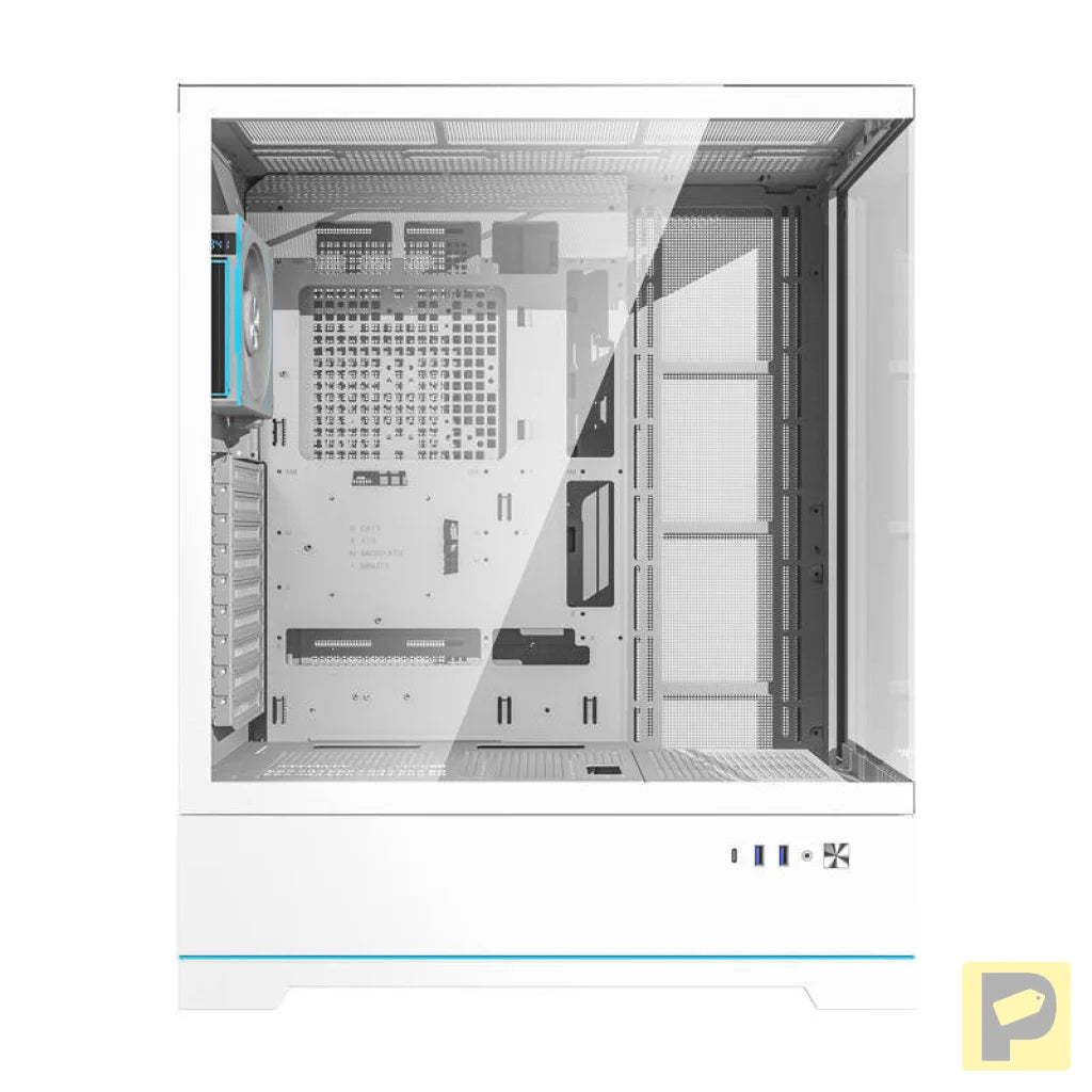 Darkflash DY451L PRO computer case (white) + 1 fan