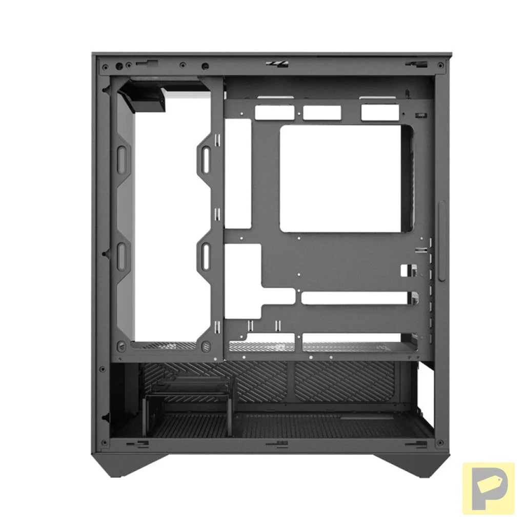 Darkflash DY460 computer case (Black) + 4 ARGB fans
