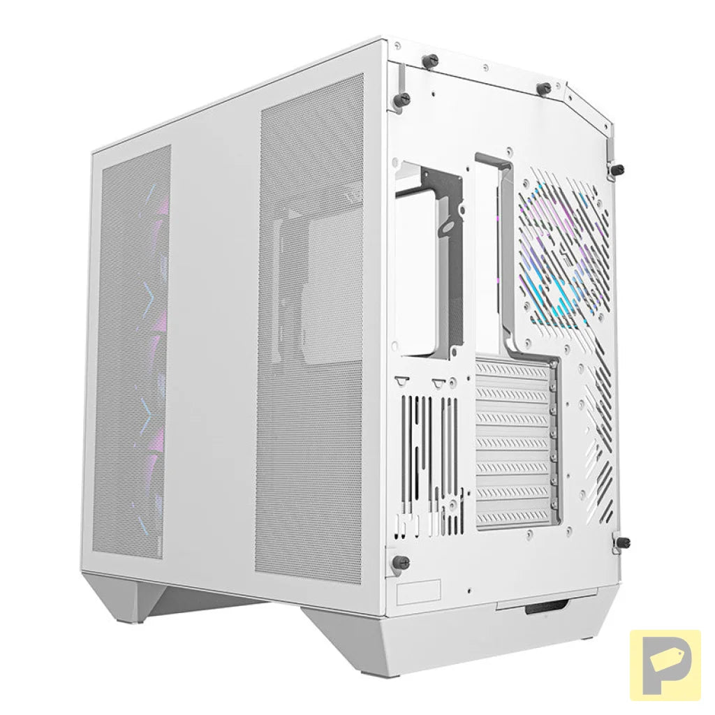 Darkflash DY470 computer case (white) + 4 fans + GPU bracket
