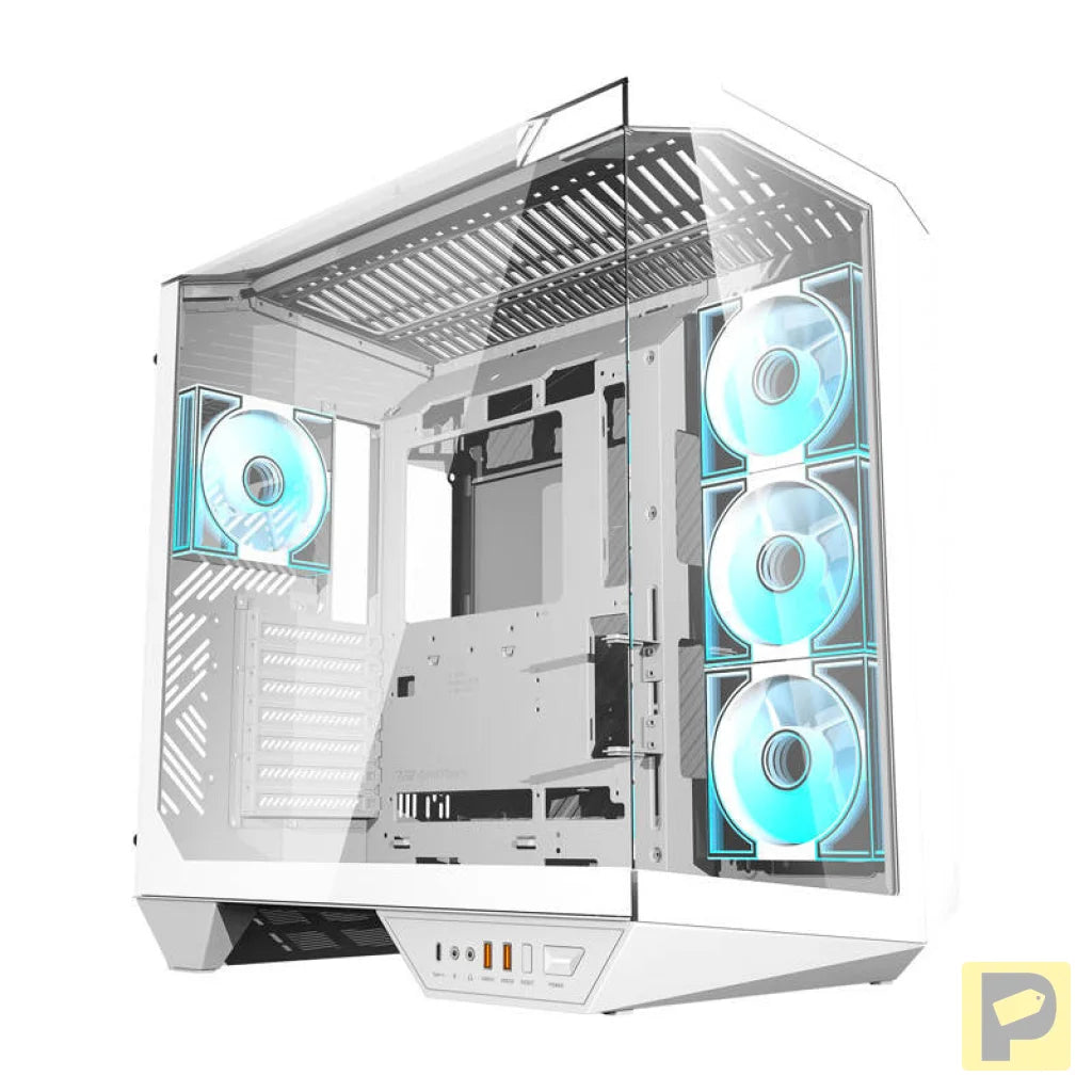 Darkflash DY470 computer case (white) + 4 fans
