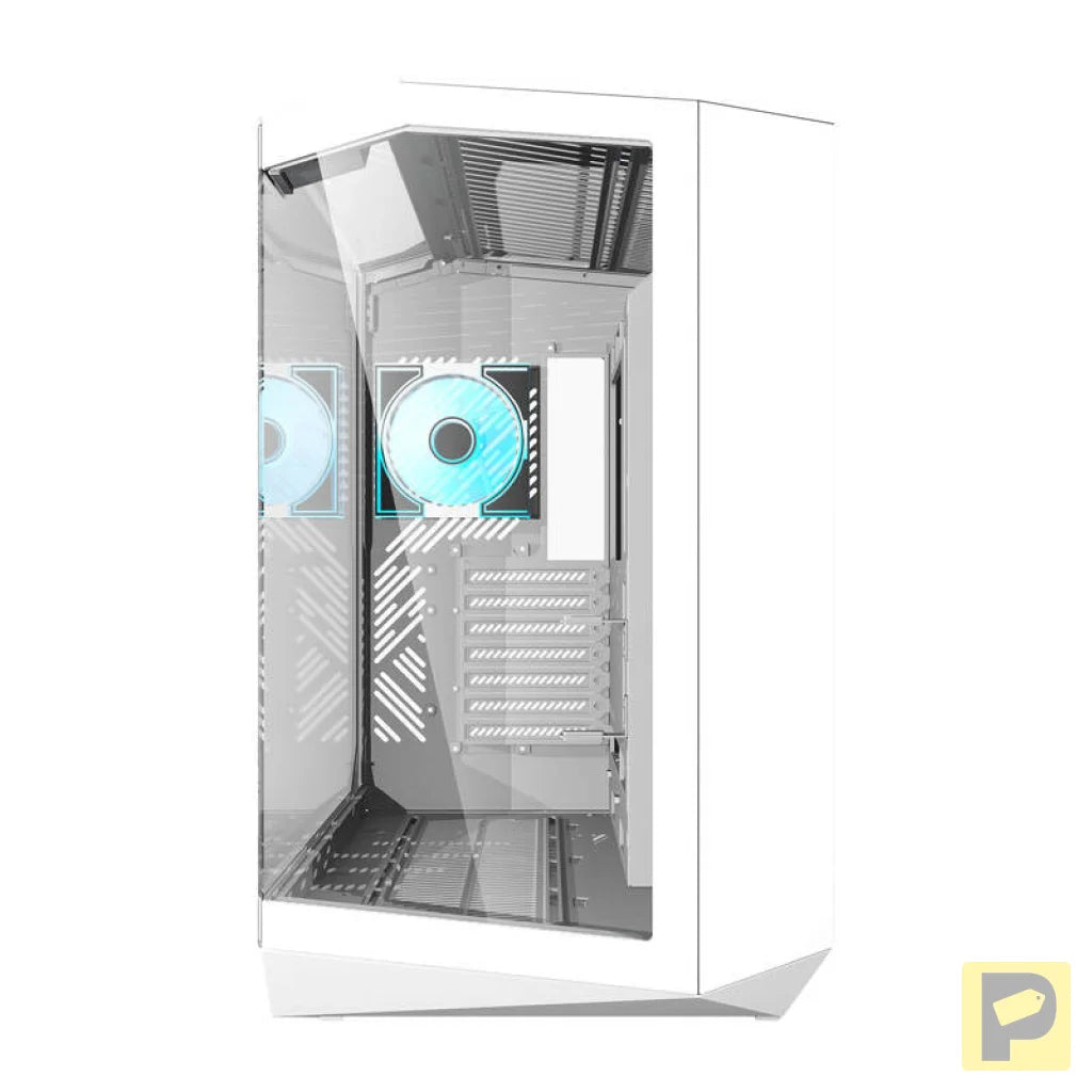 Darkflash DY470 computer case (white) + 4 fans