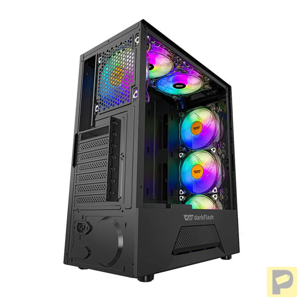 Darkflash LEO computer case (black)
