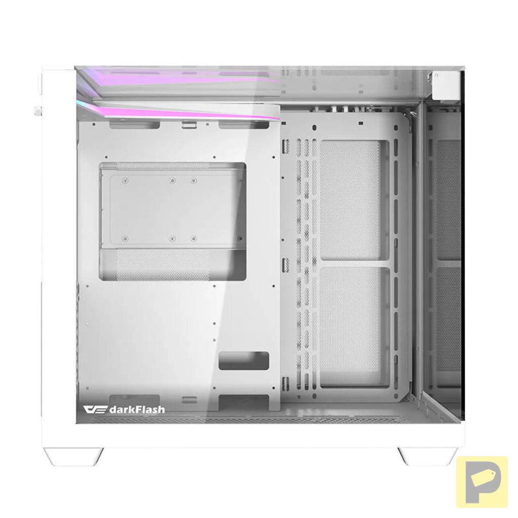 Darkflash TH285 computer case (white) + 4 fans