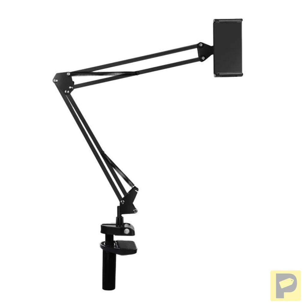 Desk stand Puluz with phone/tablet holder (black)
