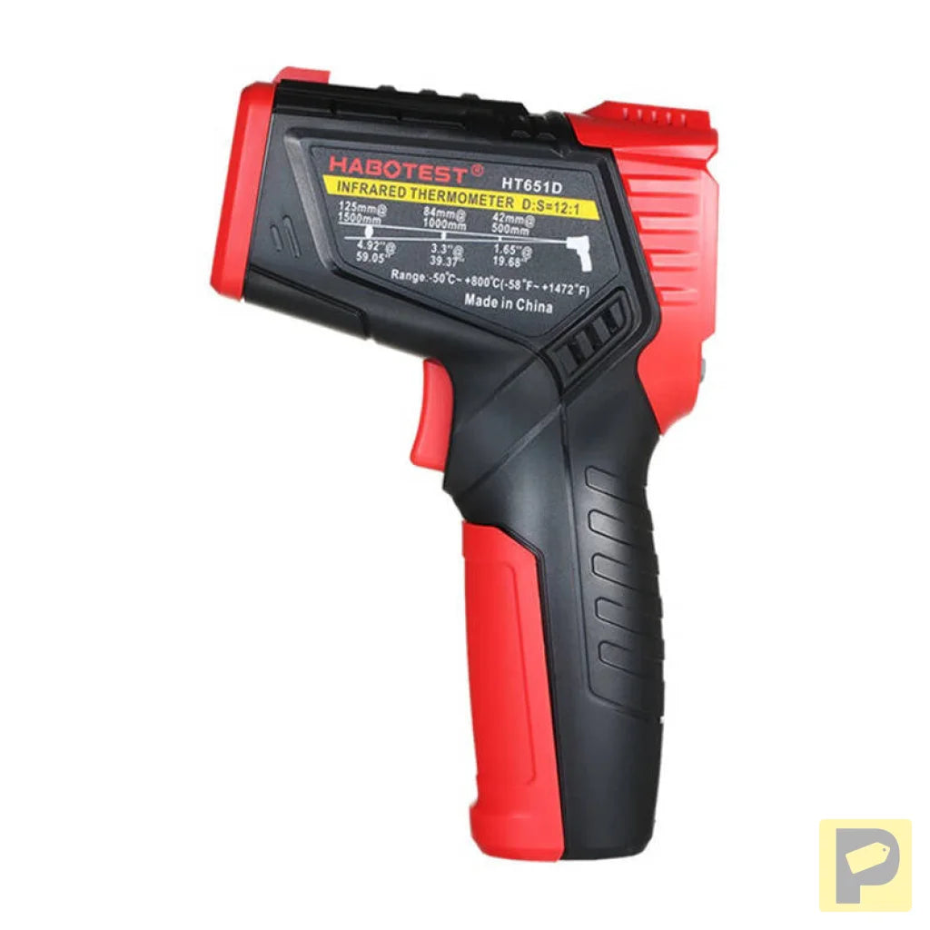 Digital Laser Pyrometer Habotest HT651D, moisture meter