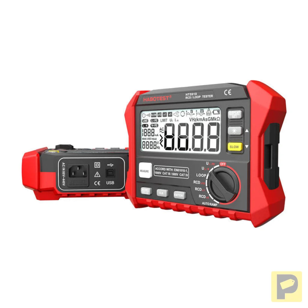 Digital RCD / Loop Resistance Tester Habotest HT5910