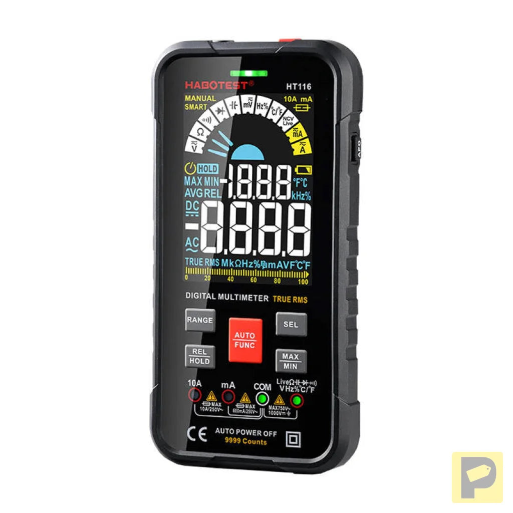 Digital Universal Multimeter Habotest HT116 True RMS , NCV