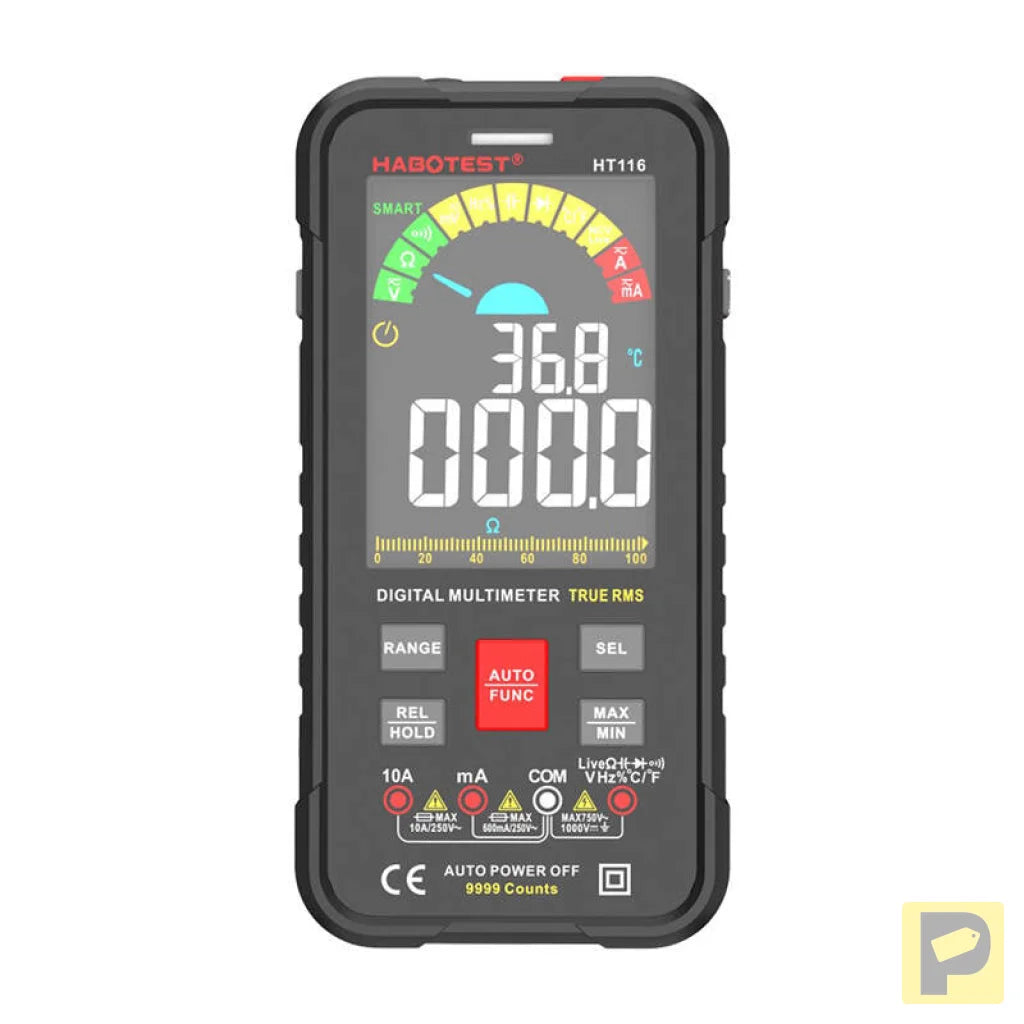Digital Universal Multimeter Habotest HT116 True RMS , NCV