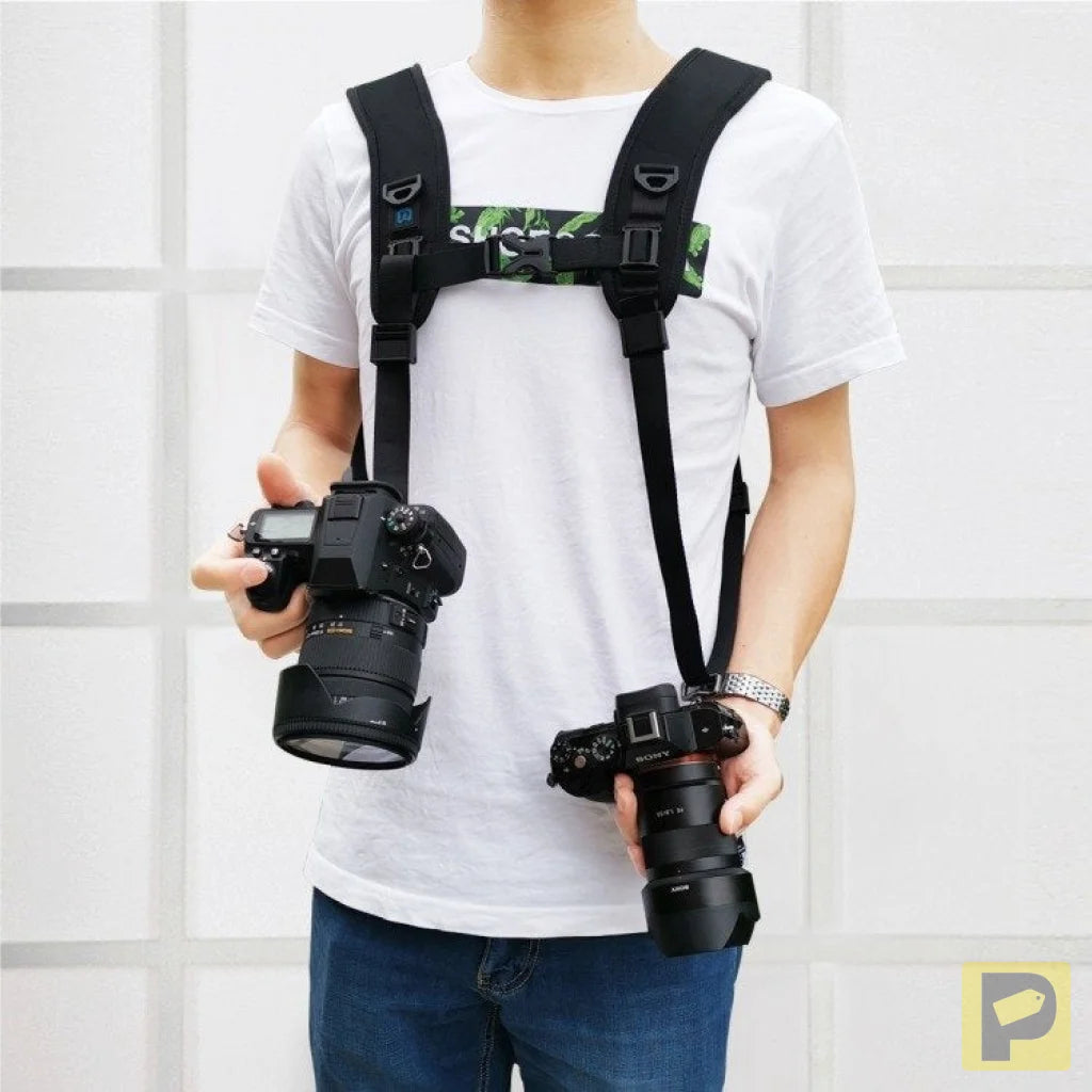 Double shoulder harness Puluz for cameras PU6002