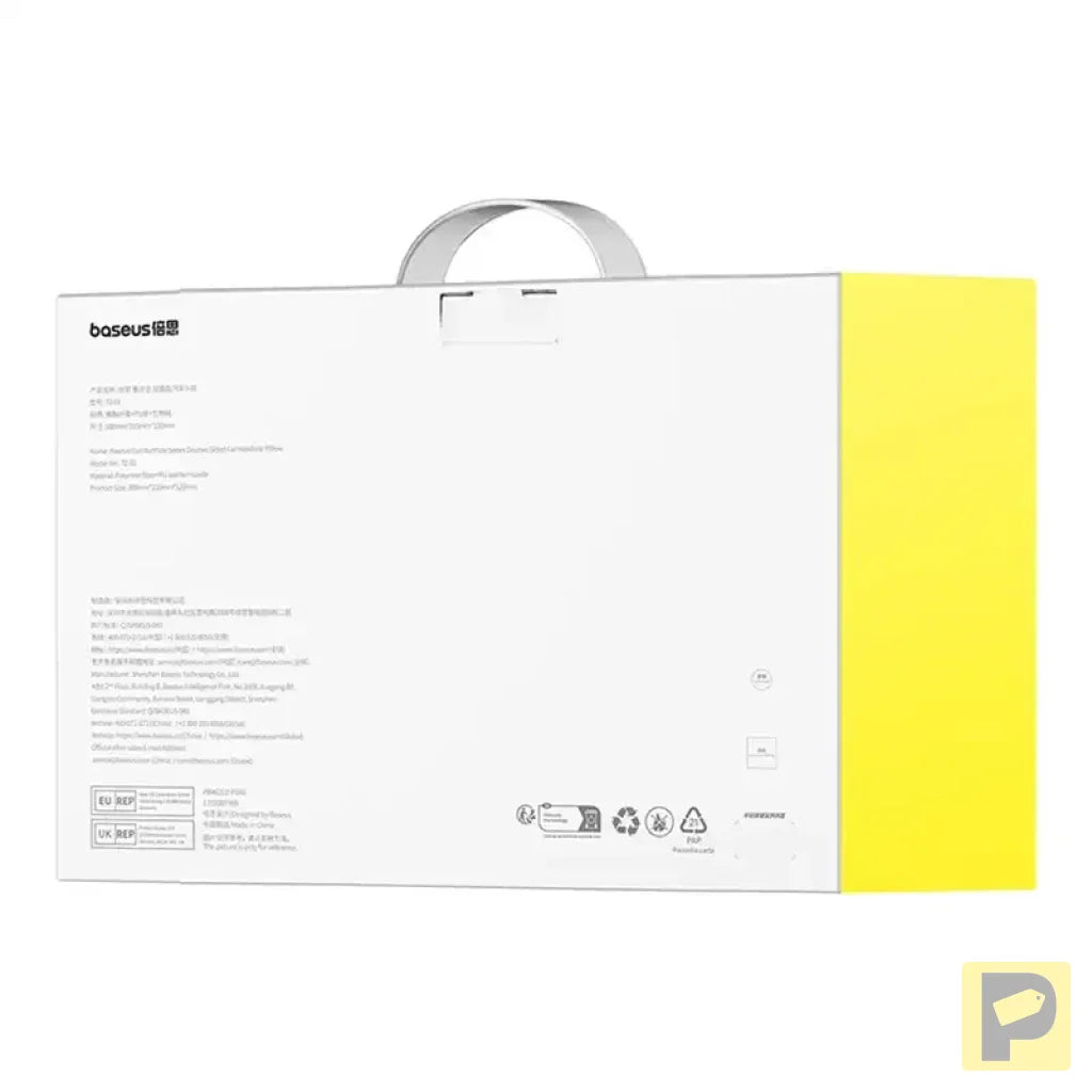 Double sided Car Headrest Mounted Pillow Baseus Comfort Ride (black)