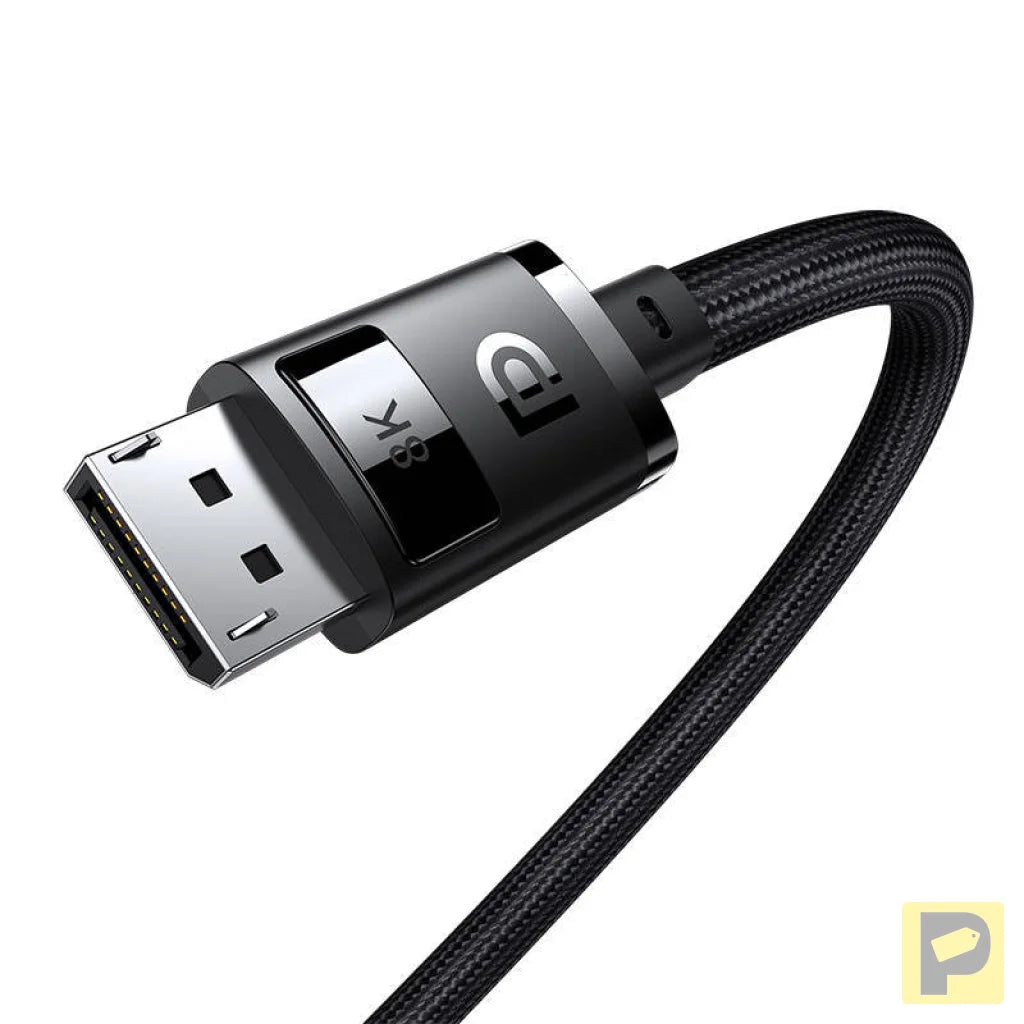 DP 8K to DP 8K cable Baseus High Definition 1.5 m (black)