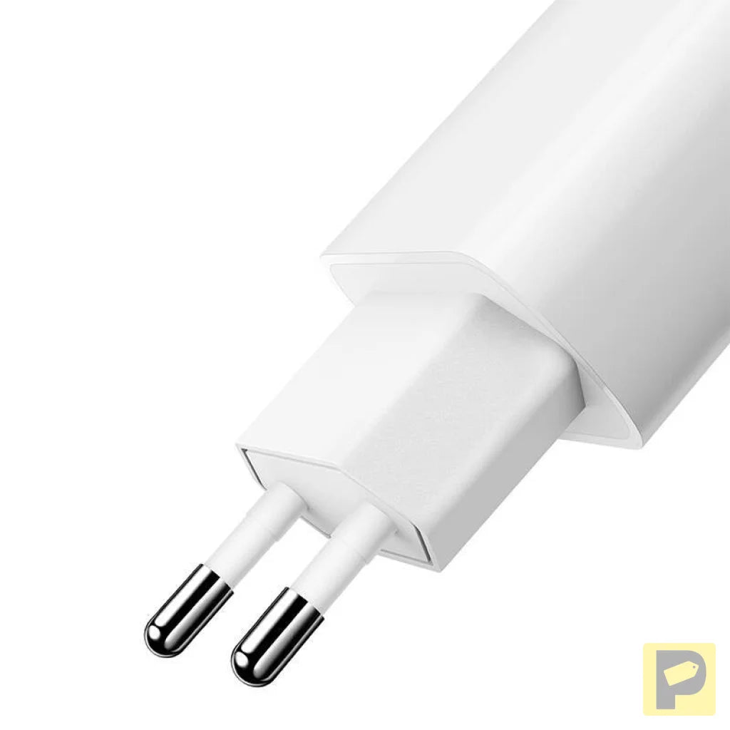 Dual USB charger Mcdodo CH-6720 (EU) Lightning 1m Travel set (white)