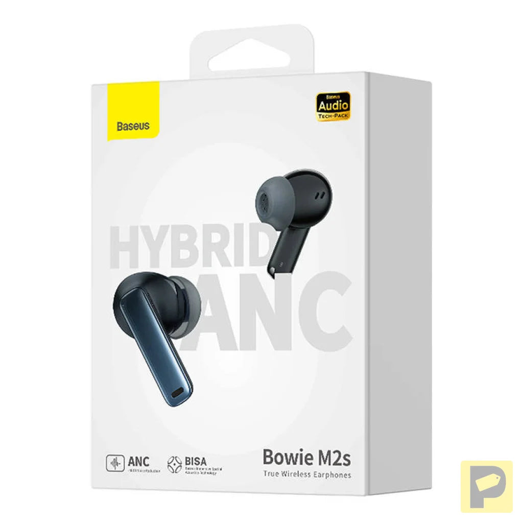 Earphones TWS Baseus Bowie M2s (black)