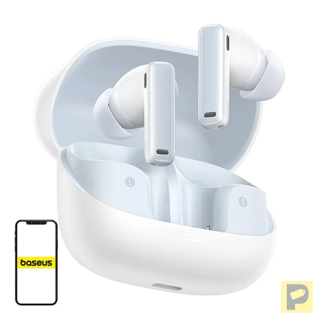 Earphones TWS Baseus Bowie M2s (white)