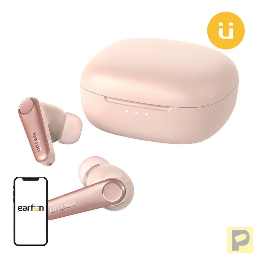 Earphones TWS EarFun Air Pro 3, ANC (pink)