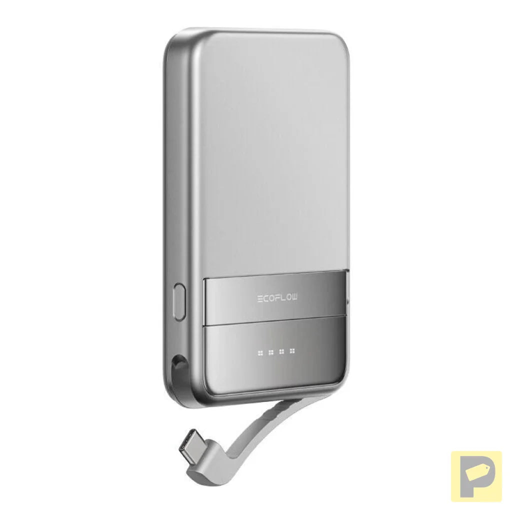 EcoFlow RAPID magnetic powerbank, 5000mAh, (silver).