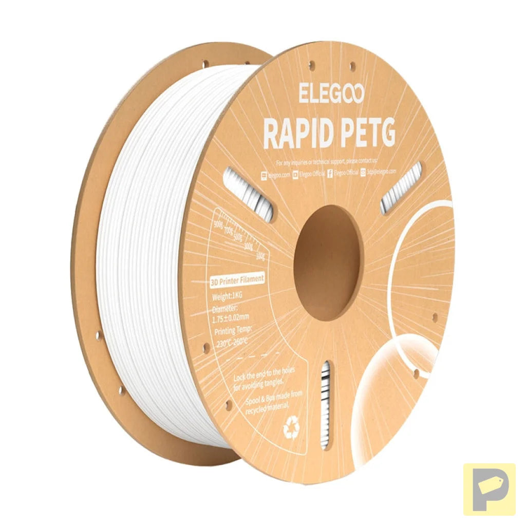 ELEGOO Rapid PETG Filament (White)