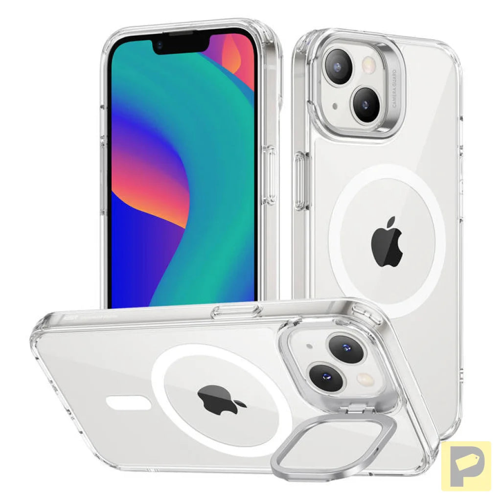 ESR Classic Kickstand Case with HaloLock for iPhone 14 Plus (transparent)