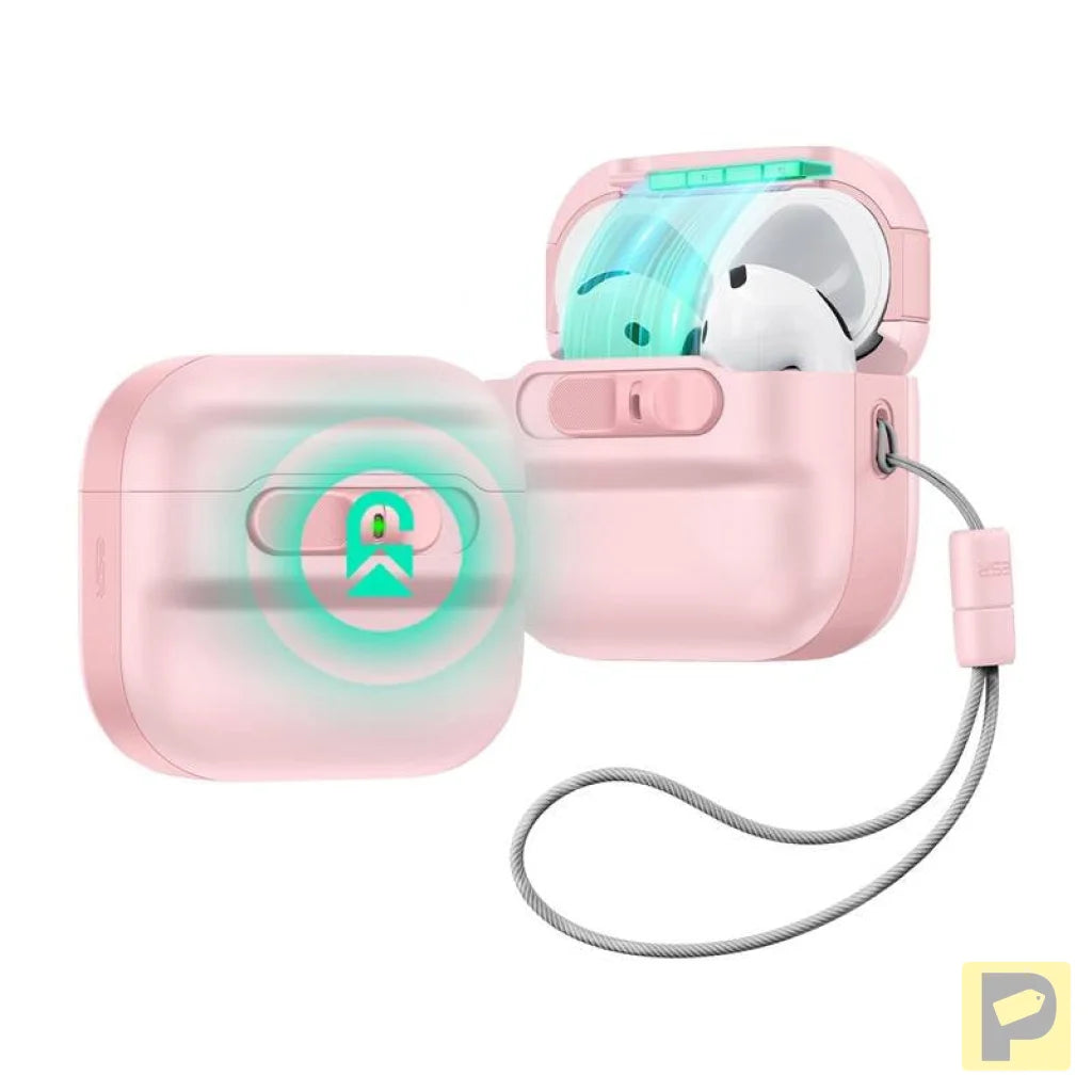 ESR Pulse protective case for AirPods 4 headphones (pink)